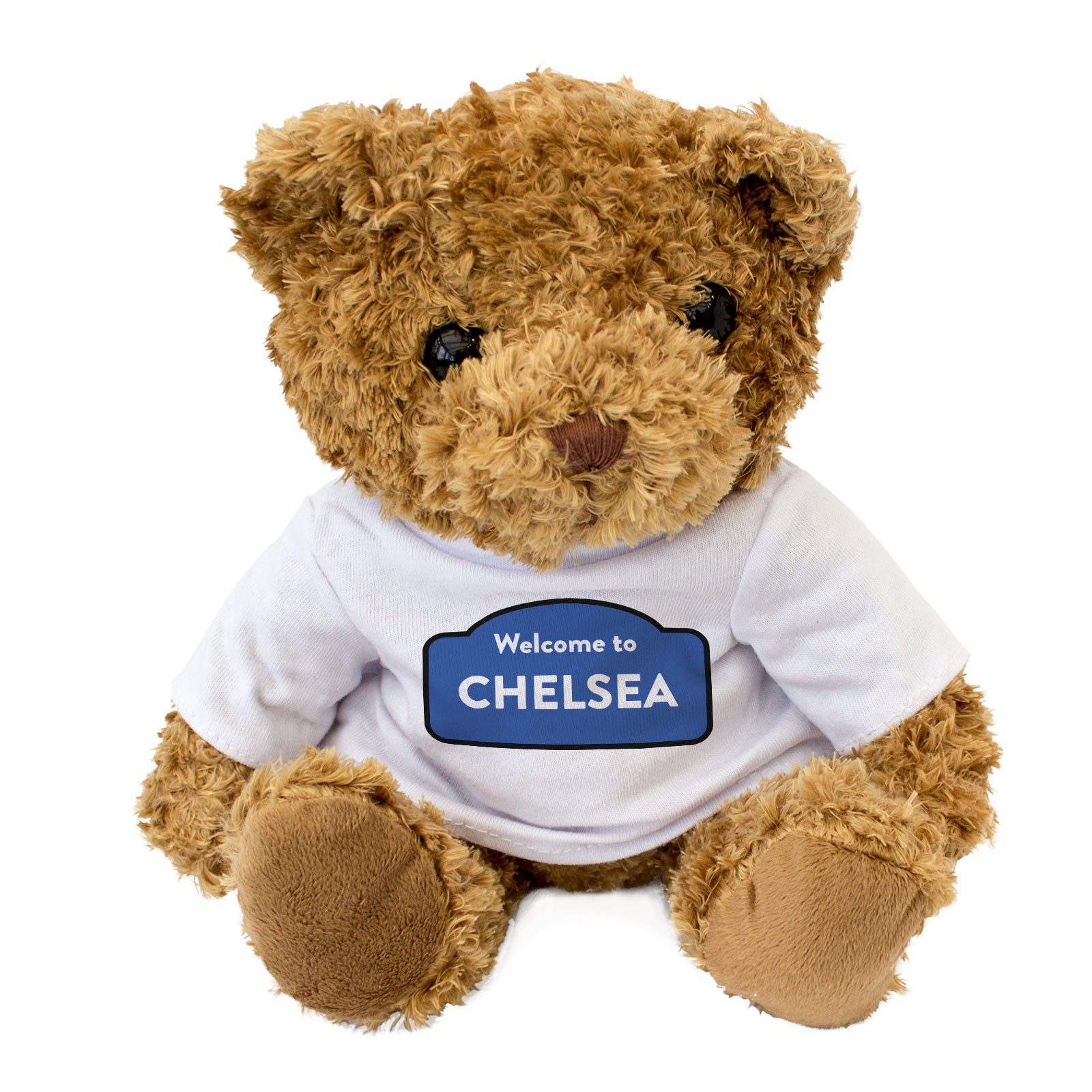 WELCOME TO CHELSEA - Teddy Bear - Cute Cuddly Soft - Funny London Gift Present