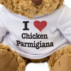 I LOVE CHICKEN PARMIGIANA - Teddy Bear - Cute Cuddly Soft - Gift Present