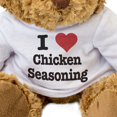 I LOVE CHICKEN SEASONING - Teddy Bear - Cute Cuddly Soft - Funny Gift Present