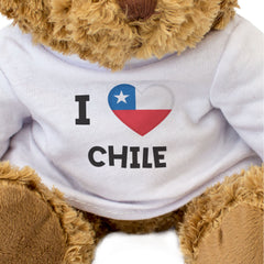 I Love Chile Flag - Teddy Bear