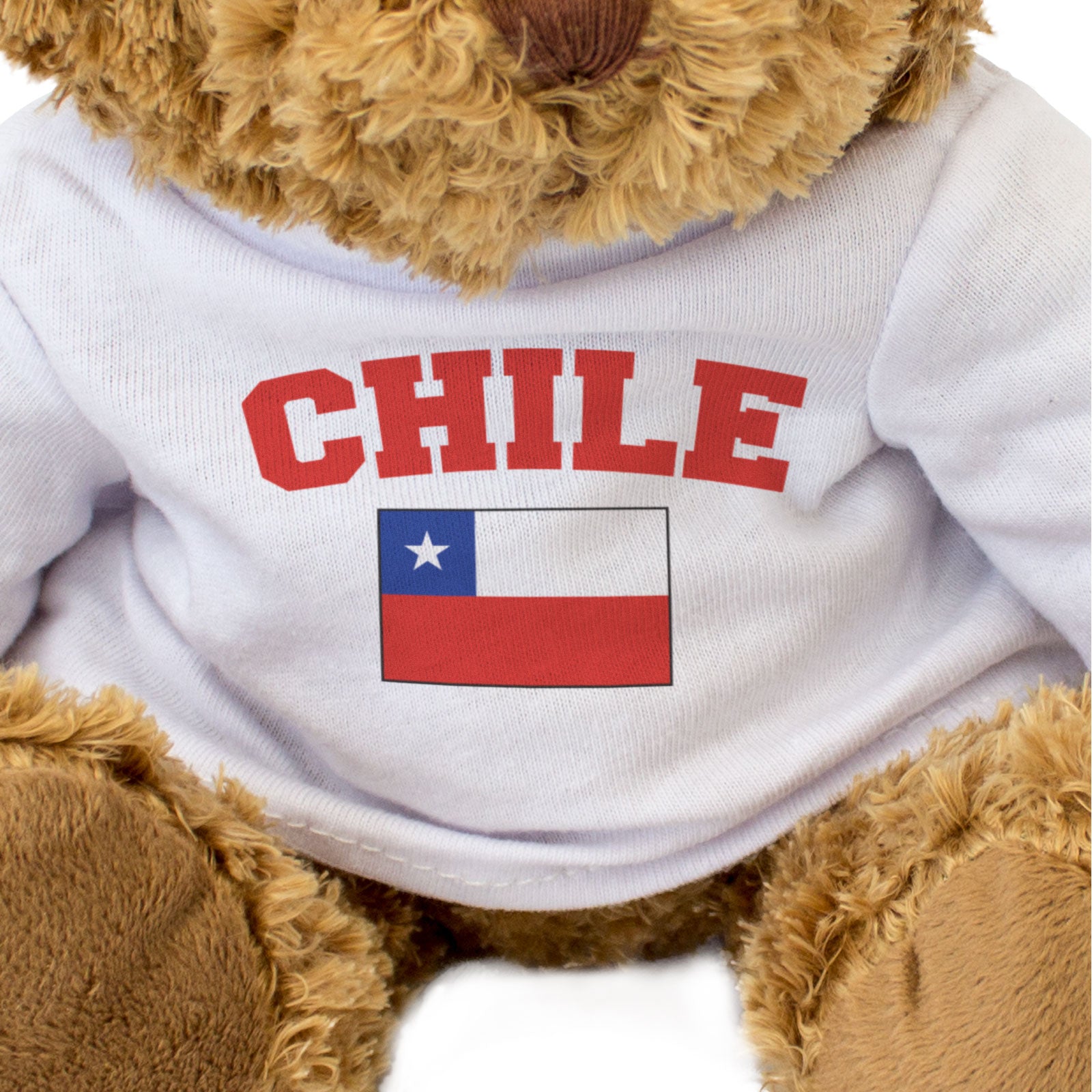 CHILE + FLAG - Teddy Bear - Cute Soft - Funny Chilean Souvenir Gift Present
