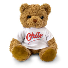 CHILE (SCRIPT) - Teddy Bear - Cute Soft - Funny Chilean Souvenir Gift Present
