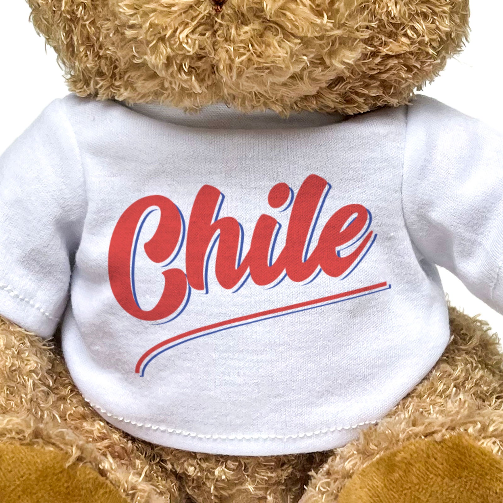 CHILE (SCRIPT) - Teddy Bear - Cute Soft - Funny Chilean Souvenir Gift Present