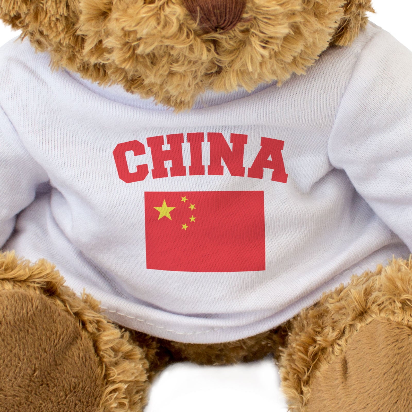 CHINA + FLAG - Teddy Bear - Cute Funny Chinese Souvenir Gift Present - Image 3