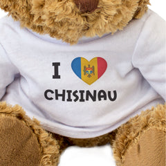 I LOVE CHISINAU (MOLDOVA FLAG) - Teddy Bear - Cute Cuddly - Gift Present