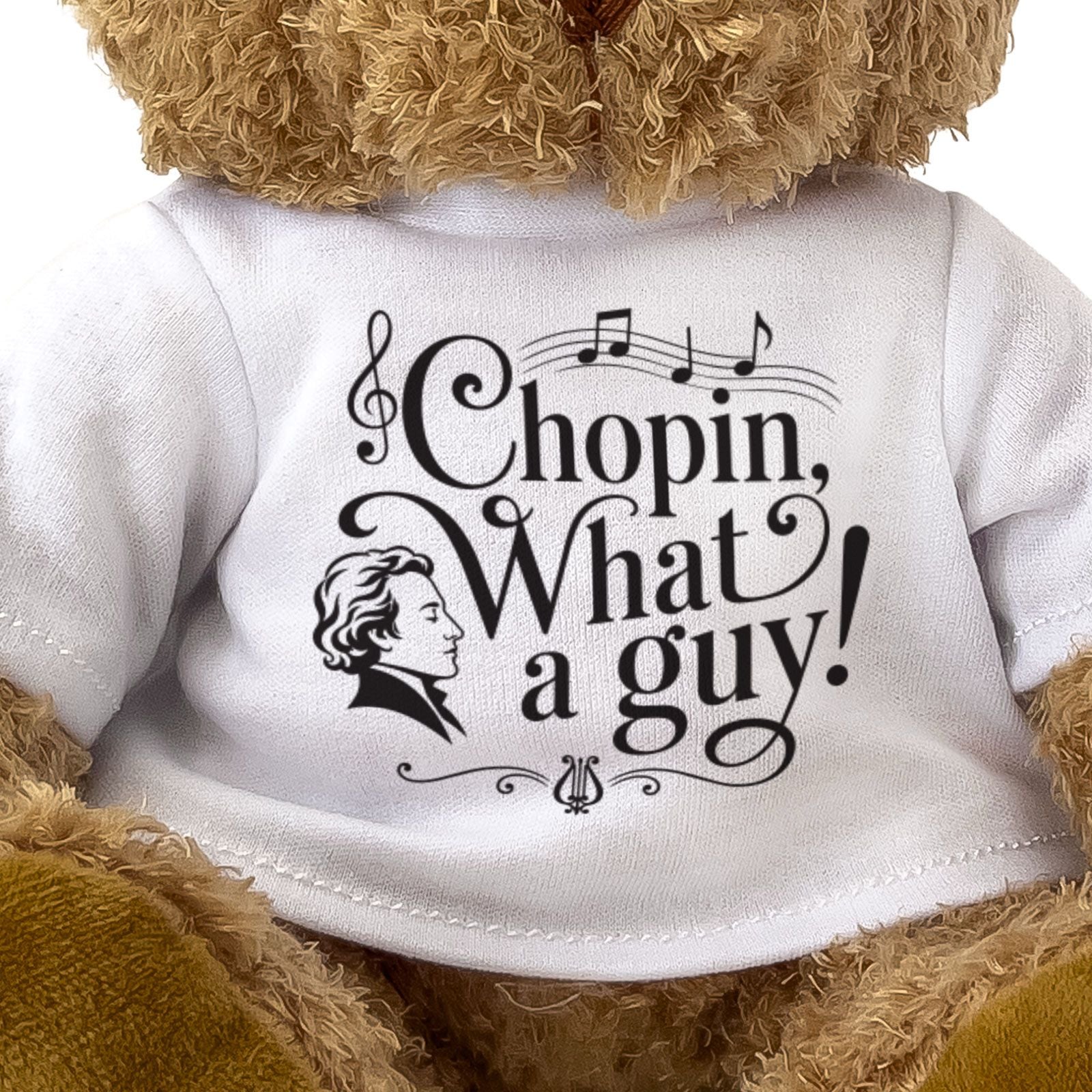 CHOPIN WHAT A GUY! - Teddy Bear - Cute - Funny Classical Music Fan Gift Present