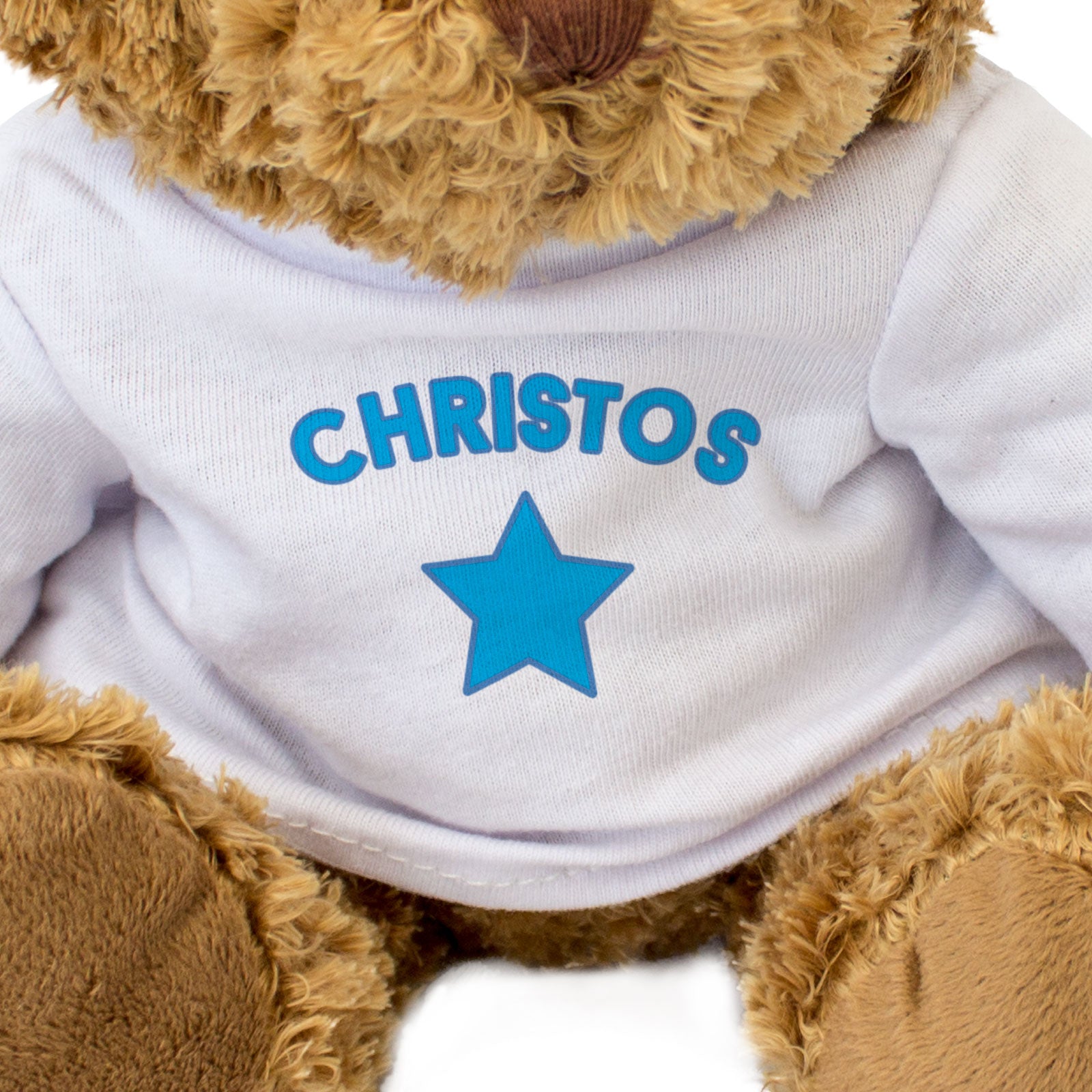 CHRISTOS - Teddy Bear - Cute Cuddly Soft Adorable - Gift Present