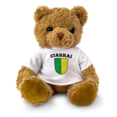 CIARRAÍ (KERRY) COUNTY COLOURS - Teddy Bear - Ireland Gaeilge Gift Present