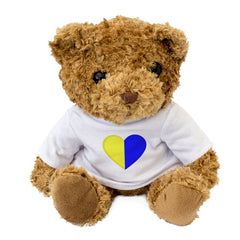 CLARE COUNTY COLOURS HEART - Teddy Bear - Cute - Ireland Gift Present