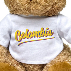 COLOMBIA (SCRIPT) - Teddy Bear - Cute Cuddly Soft Funny - Colombian Gift Present
