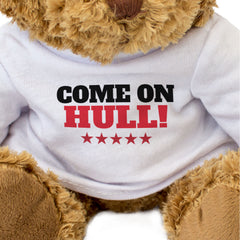 COME ON HULL! - Teddy Bear - Cute Cuddly Soft Adorable - Hull Fan Gift Present