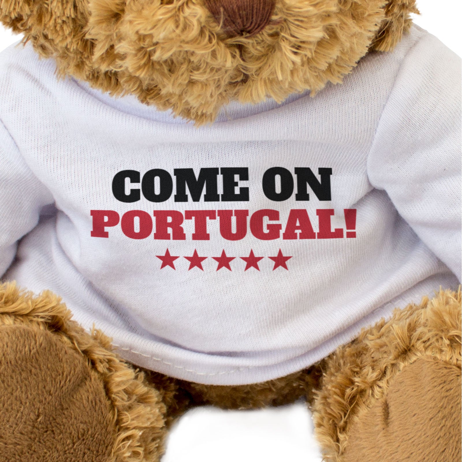 COME ON PORTUGAL! - Teddy Bear - Cute Funny - Portuguese Sports Fan Gift Present