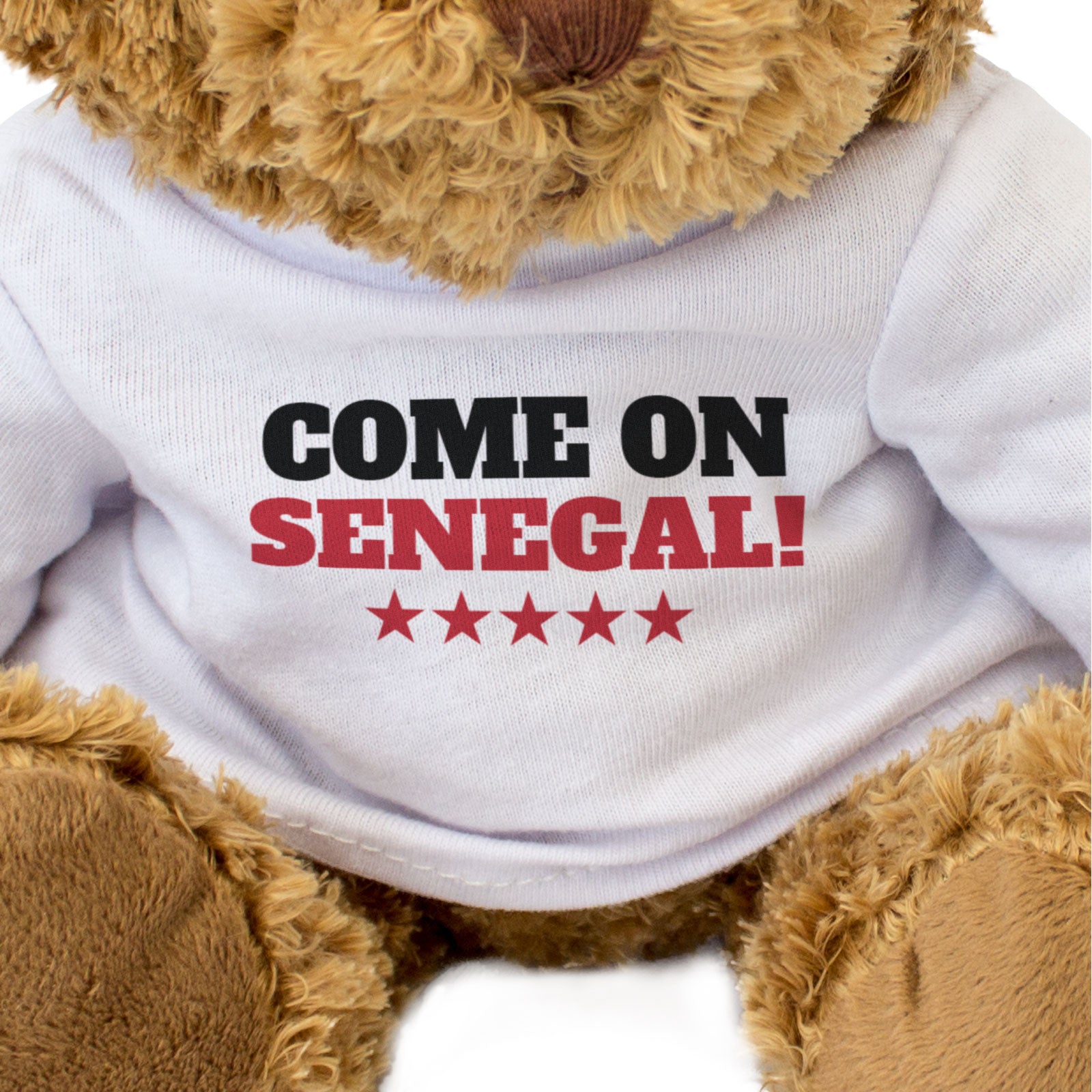 COME ON SENEGAL! - Teddy Bear - Cute Funny - Senegalese Sports Fan Gift Present