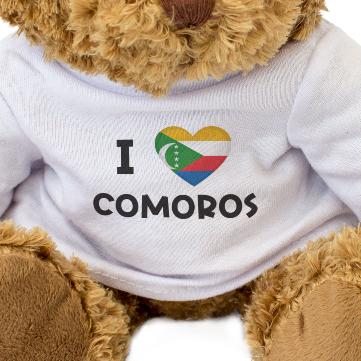 I Love Comoros Flag - Teddy Bear