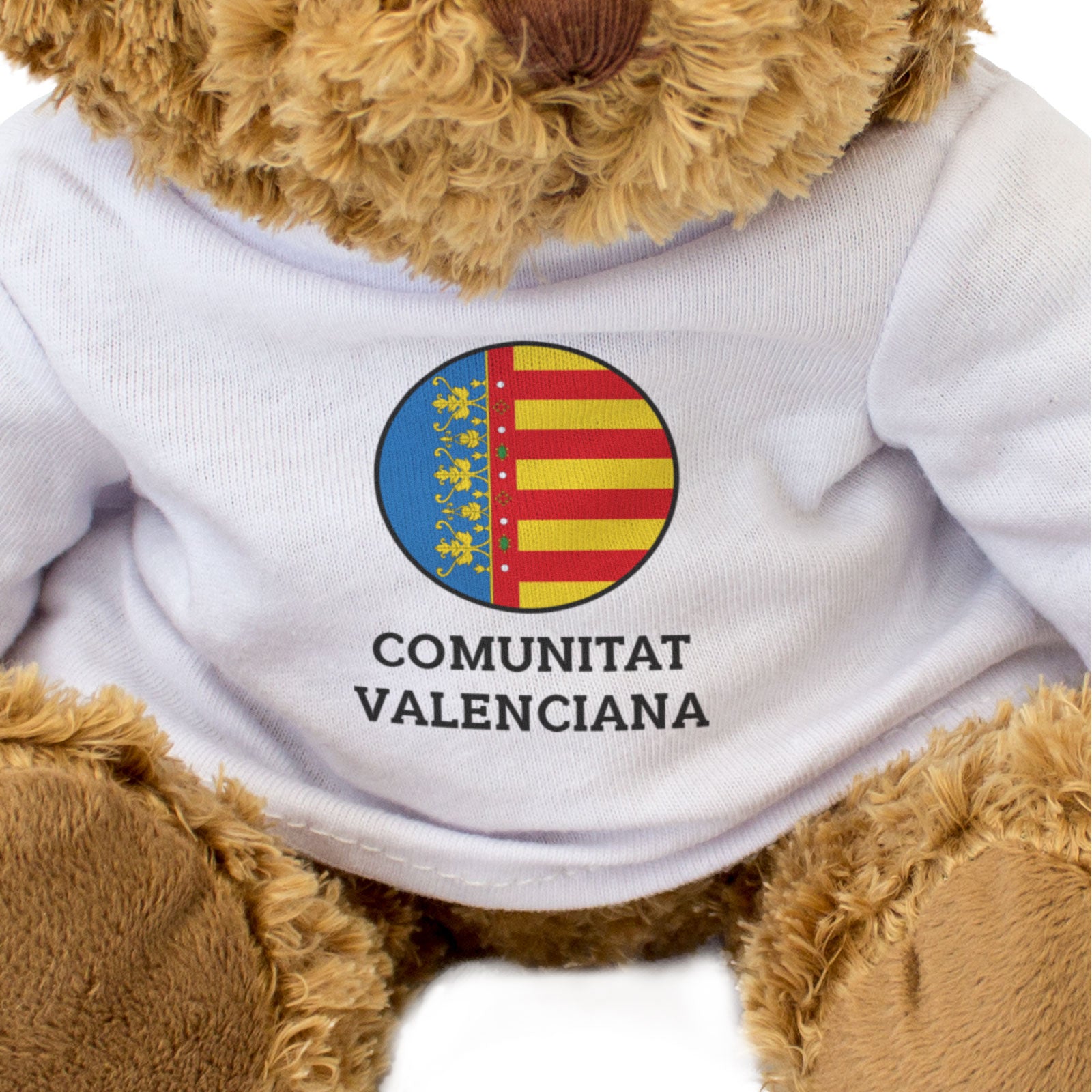 COMUNITAT VALENCIANA FLAG ROUNDEL - Teddy Bear - Valencia Souvenir Gift Present