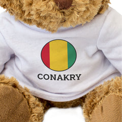 CONAKRY (GUINEA FLAG ROUNDEL) - Teddy Bear - Cute Soft - Funny Gift Present