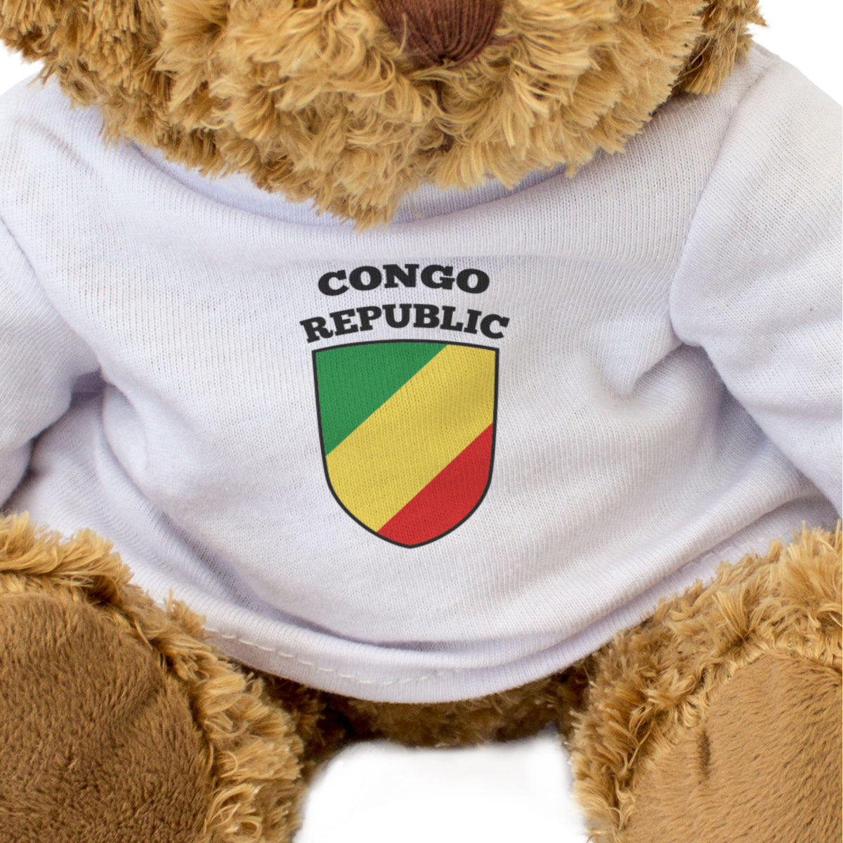 Congo Republic Flag - Teddy Bear - Gift Present