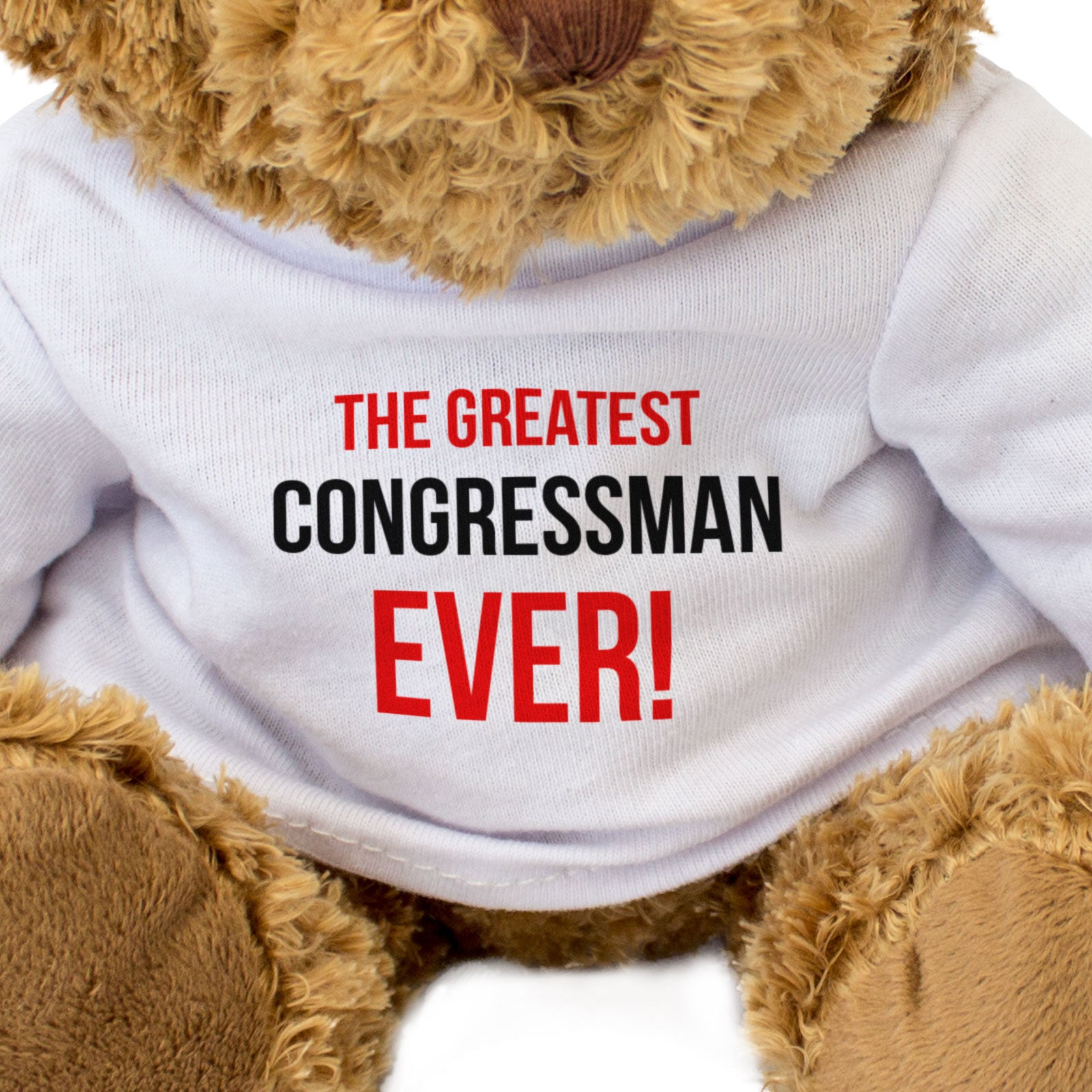THE GREATEST CONGRESSMAN EVER - Teddy Bear - Cute Soft Funny - Gift Present