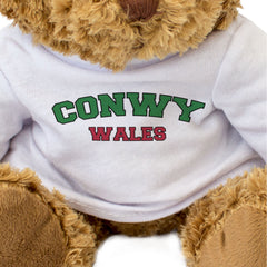 CONWY, WALES - Teddy Bear - Cute Cuddly Soft Adorable - Welsh Gift Present