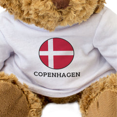 COPENHAGEN (DENMARK FLAG ROUNDEL) - Teddy Bear - Funny Souvenir Gift Present