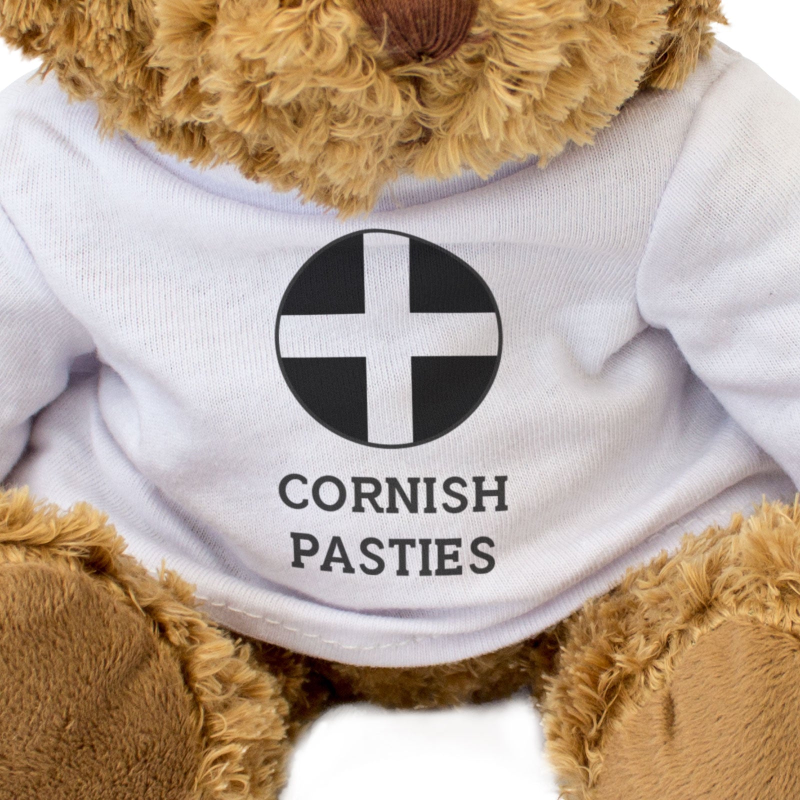 CORNISH PASTIES (CORNWALL FLAG ROUNDEL) - Teddy Bear - Cute - Funny Gift Present