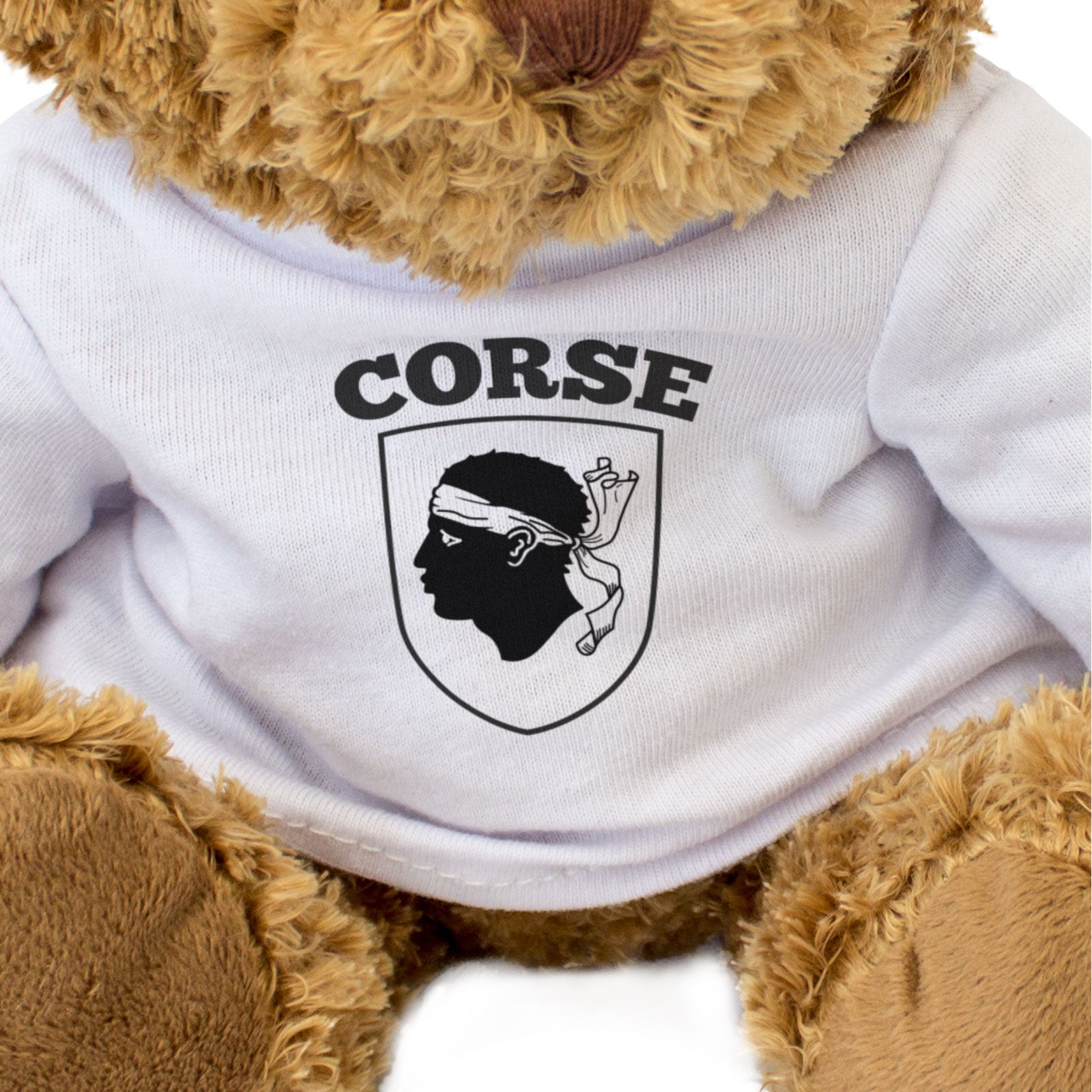 CORSE FLAG - Teddy Bear - Cute Cuddly Soft - Corsica France Gift Present