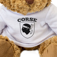 CORSE FLAG - Teddy Bear - Cute Cuddly Soft - Corsica France Gift Present