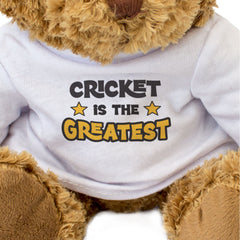 CRICKET IS THE GREATEST - Teddy Bear - Cute Cuddly Soft - Gift Present