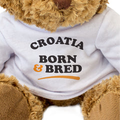 CROATIA BORN & BRED - Teddy Bear - Cute Cuddly Soft - Gift Present