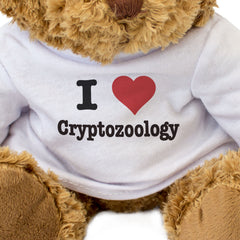 I LOVE CRYPTOZOOLOGY - Teddy Bear - Cute Cuddly Soft - Funny Gift Present