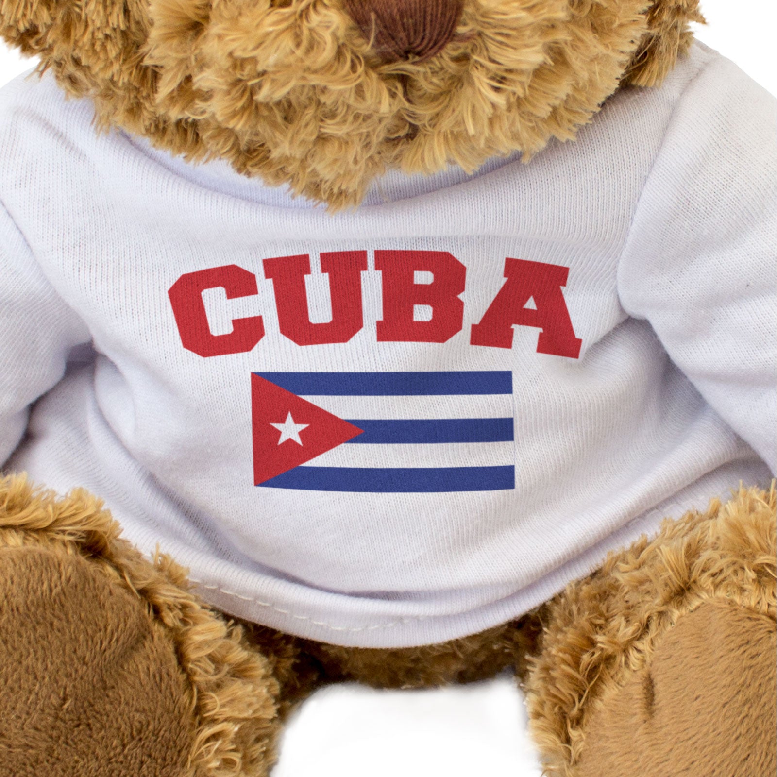 CUBA + FLAG - Teddy Bear - Cute Soft - Funny Cuban Souvenir Gift Present