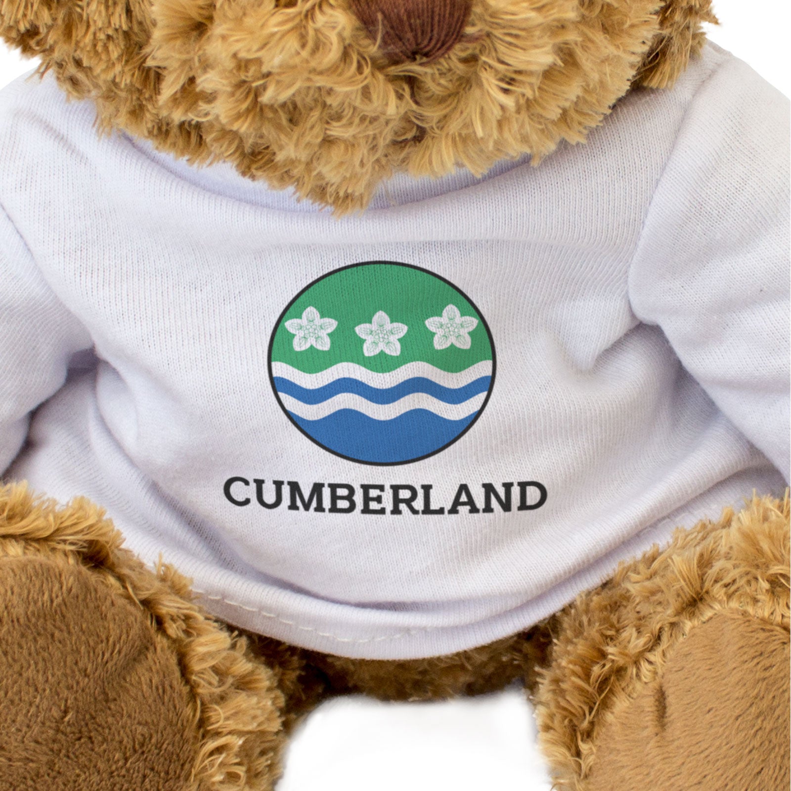 CUMBERLAND COUNTY FLAG ROUNDEL - Teddy Bear - Cute Cuddly - Gift Present