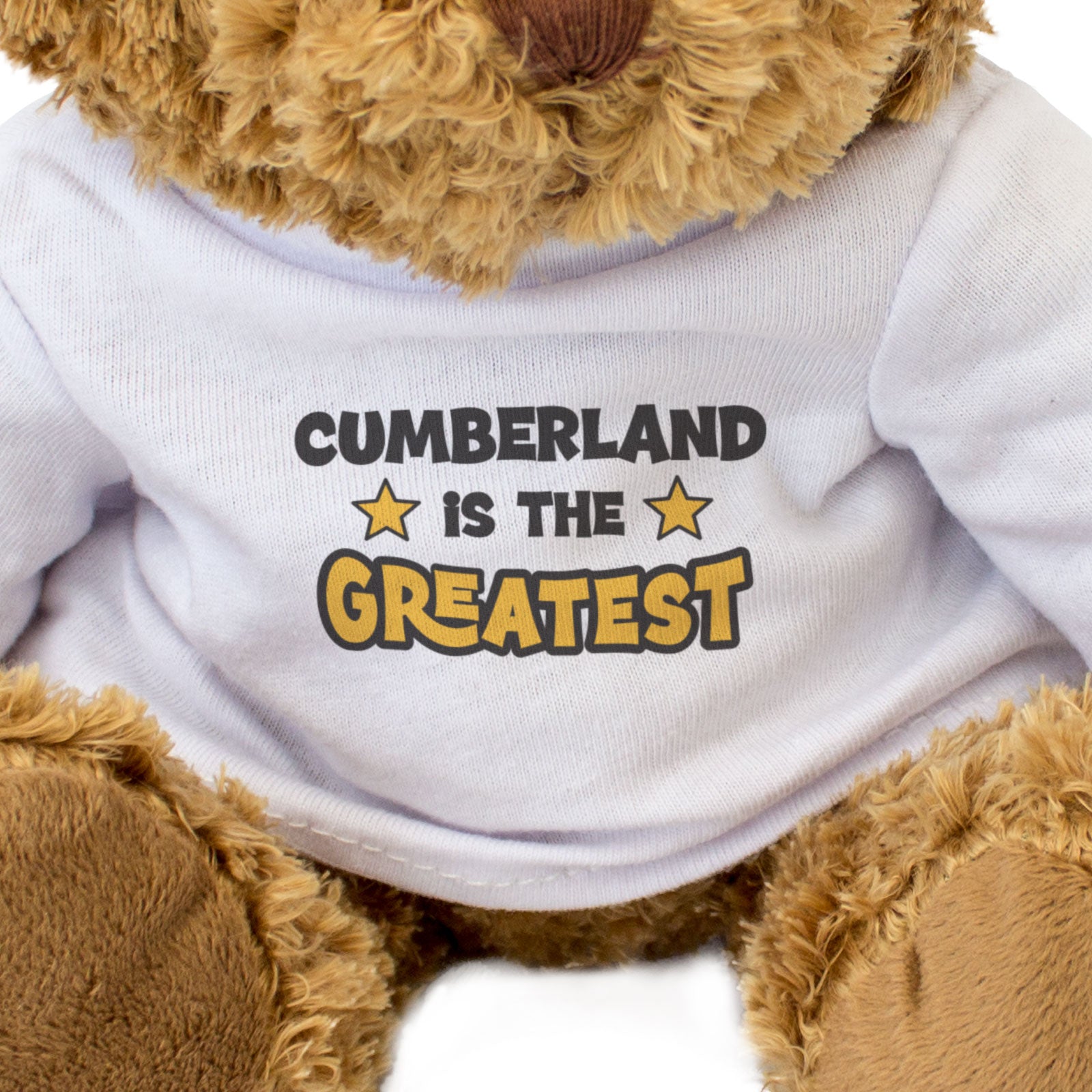 CUMBERLAND IS THE GREATEST - Teddy Bear - Cute Cuddly Soft - Gift Present