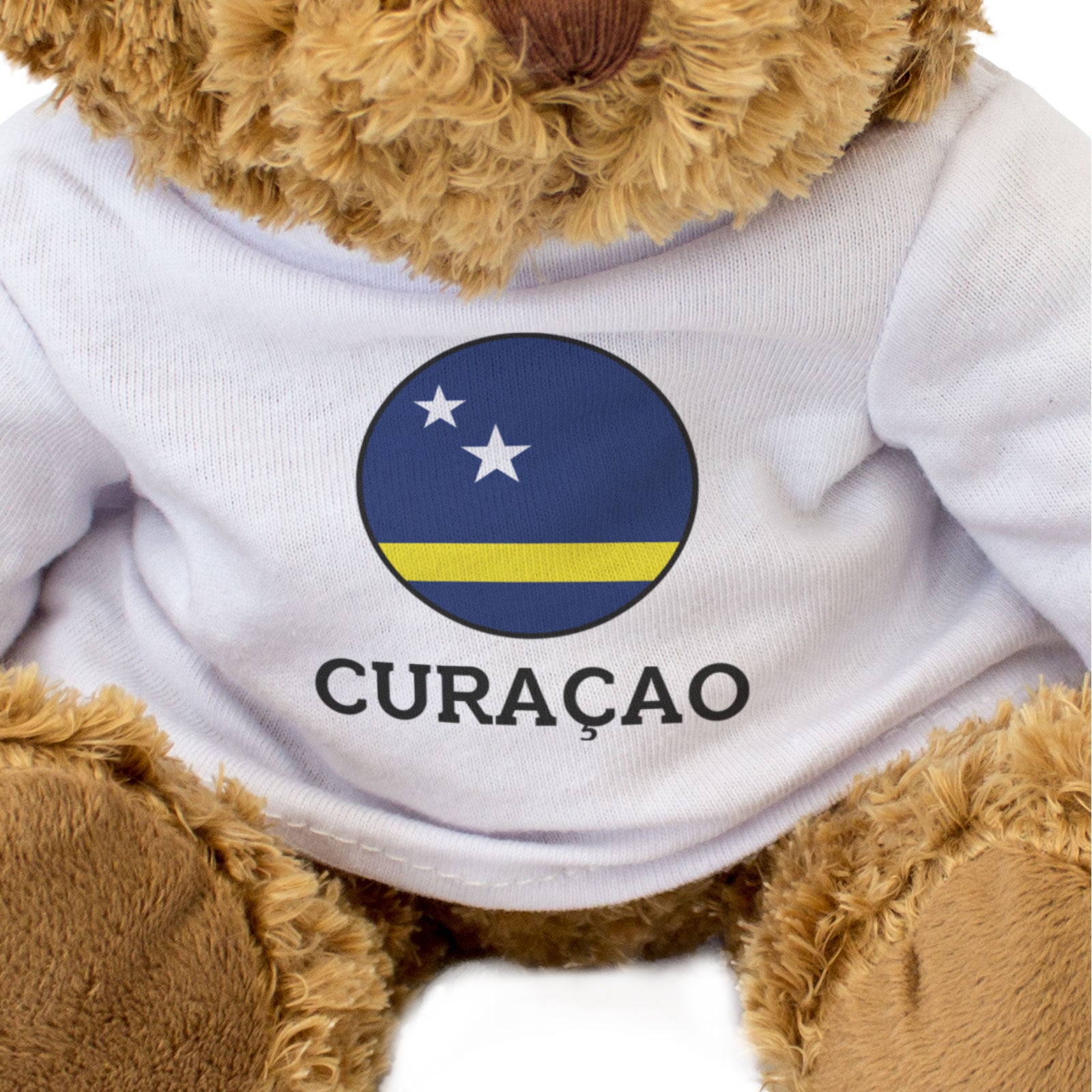 CURAÇAO FLAG ROUNDEL - Teddy Bear - Cute Cuddly Soft Adorable - Gift Present