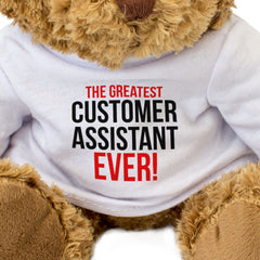 The Greatest Customer Assistant Ever - Teddy Bear