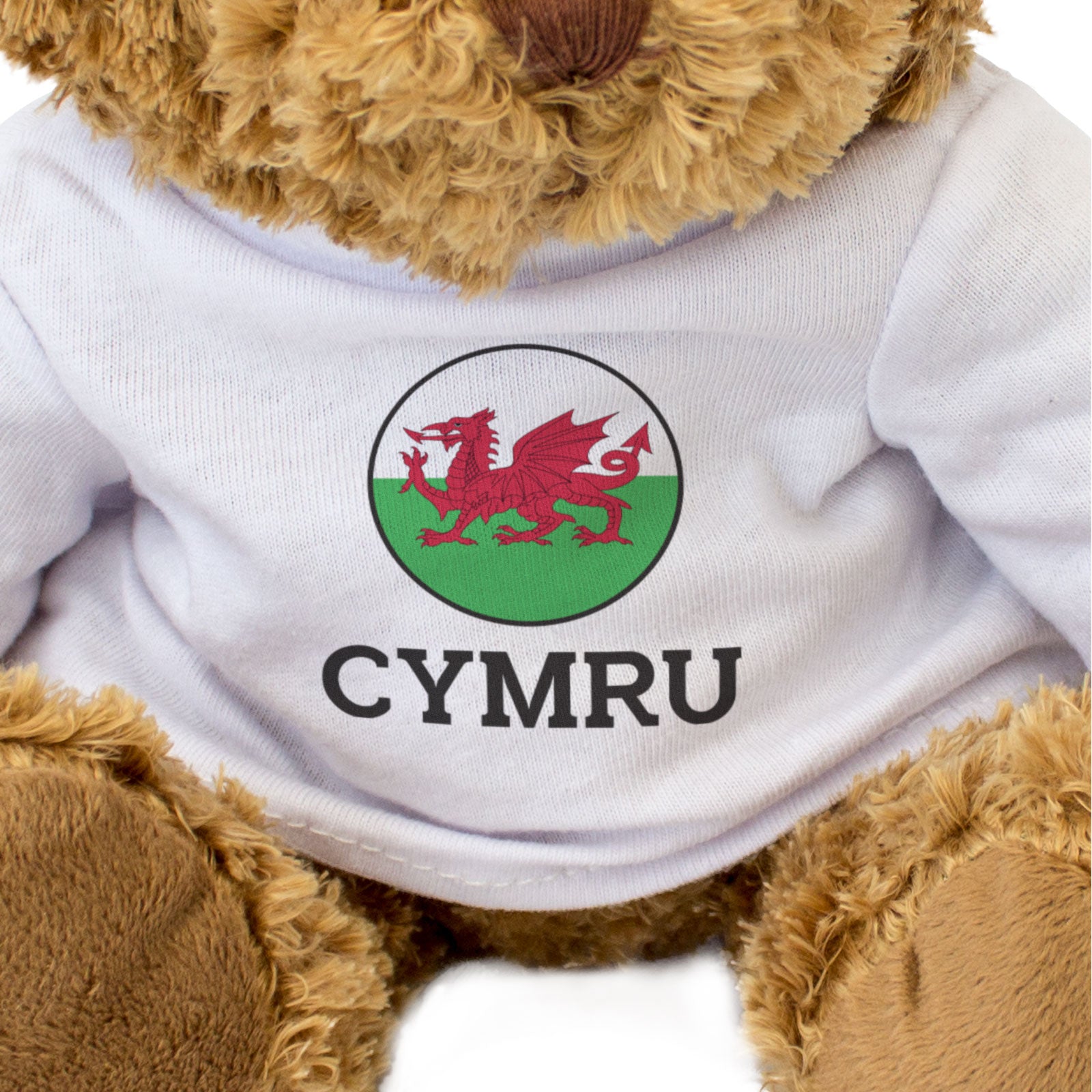 CYMRU (WALES FLAG ROUNDEL) - Teddy Bear - Cute - Funny Welsh Gift Present