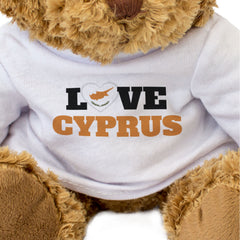 LOVE CYPRUS (FLAG HEART) - Teddy Bear - Cute Funny - Souvenir Gift Present