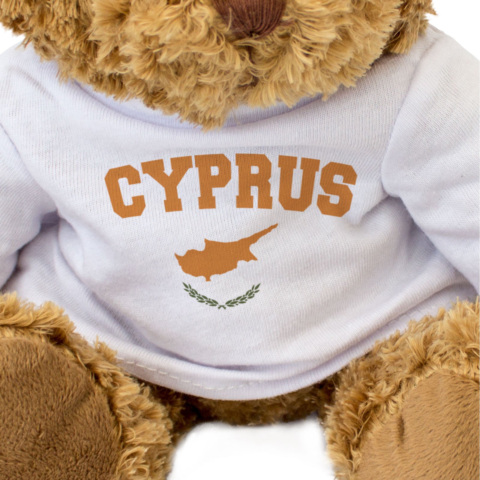 CYPRUS + FLAG - Teddy Bear - Cute Soft - Funny Cypriot Souvenir Gift Present