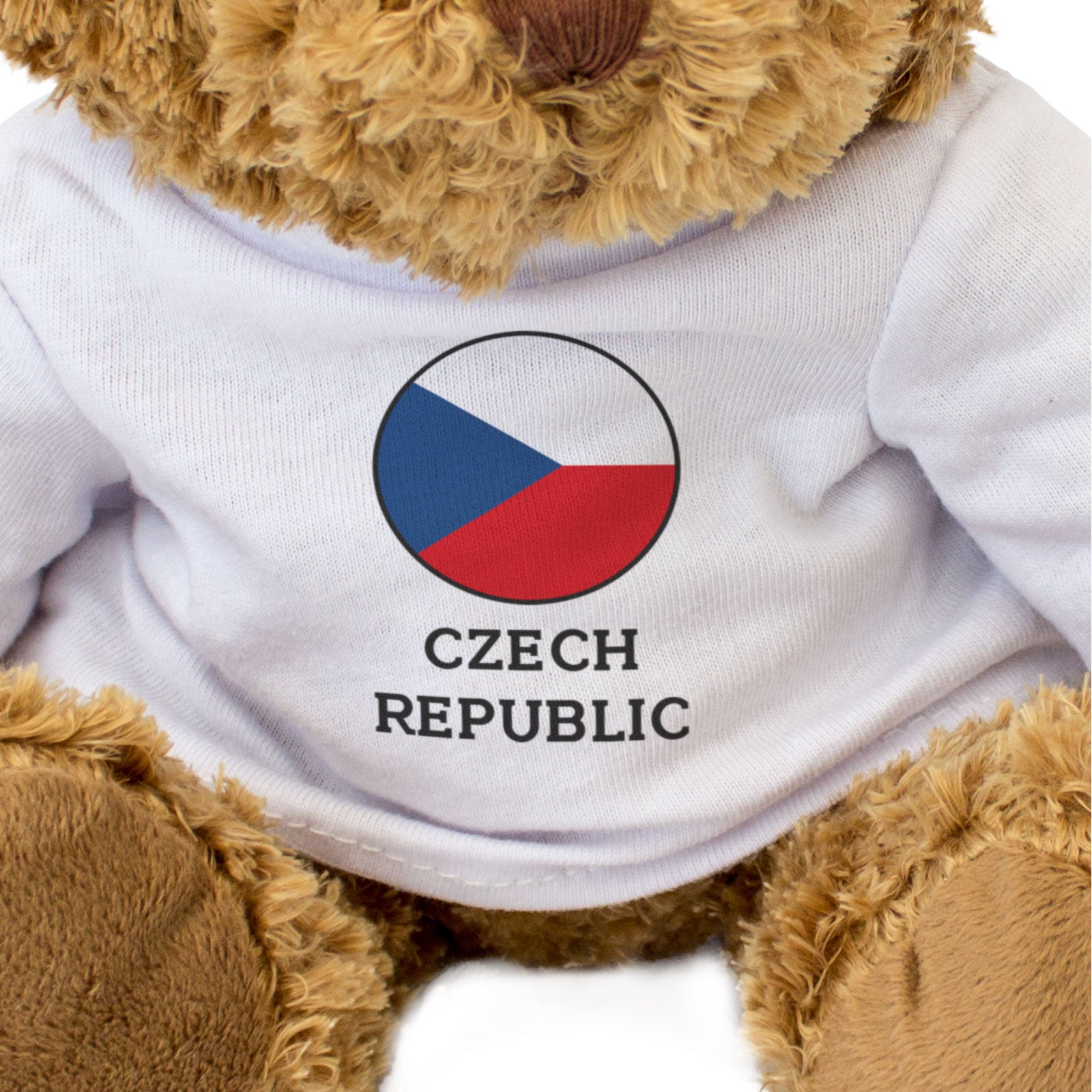 CZECH REPUBLIC FLAG ROUNDEL - Teddy Bear - Cute Cuddly Soft - Gift Present