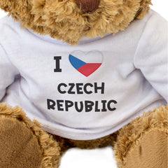 I Love Czech Republic Flag - Teddy Bear