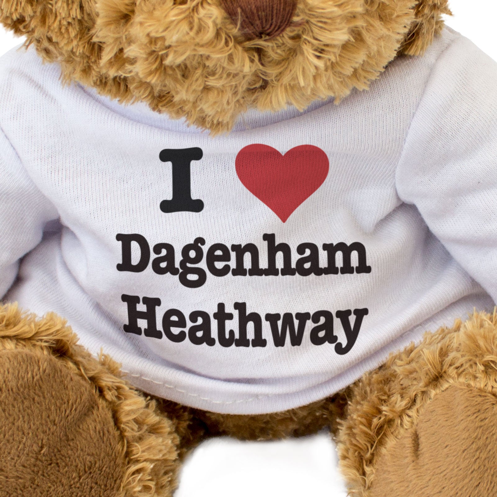 I LOVE DAGENHAM HEATHWAY - Teddy Bear - Cute Cuddly Soft Adorable - Gift Present