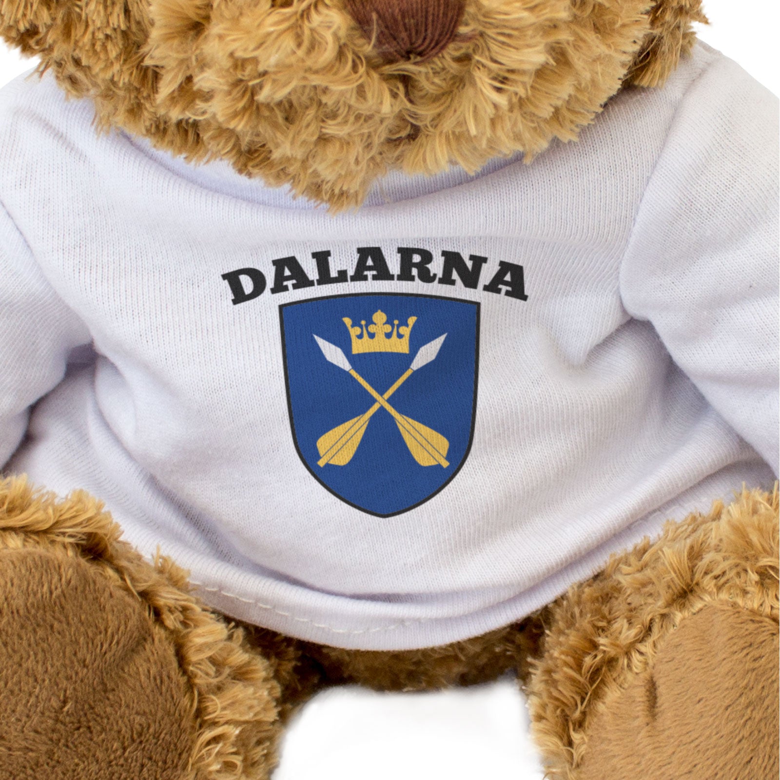 DALARNA FLAG - Teddy Bear - Cute Cuddly Soft Adorable - Sweden Gift Present