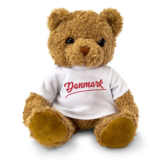 DANMARK (SCRIPT) - Teddy Bear - Cute Soft - Funny Denmark Souvenir Gift Present