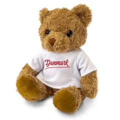 DANMARK (SCRIPT) - Teddy Bear - Cute Soft - Funny Denmark Souvenir Gift Present