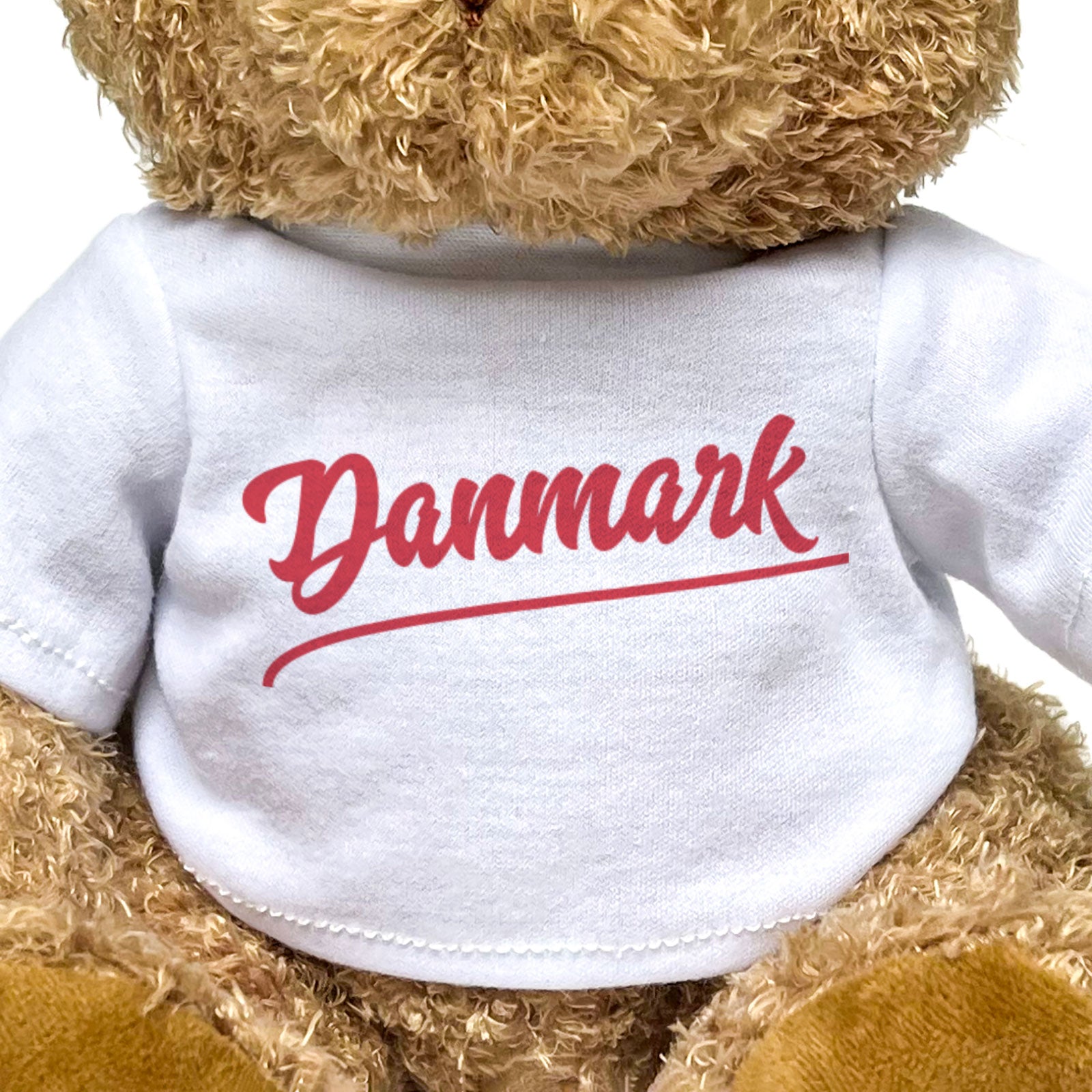 DANMARK (SCRIPT) - Teddy Bear - Cute Soft - Funny Denmark Souvenir Gift Present
