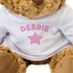 DEBBIE - Teddy Bear - Cute Cuddly Soft Adorable - Funny Gift Present