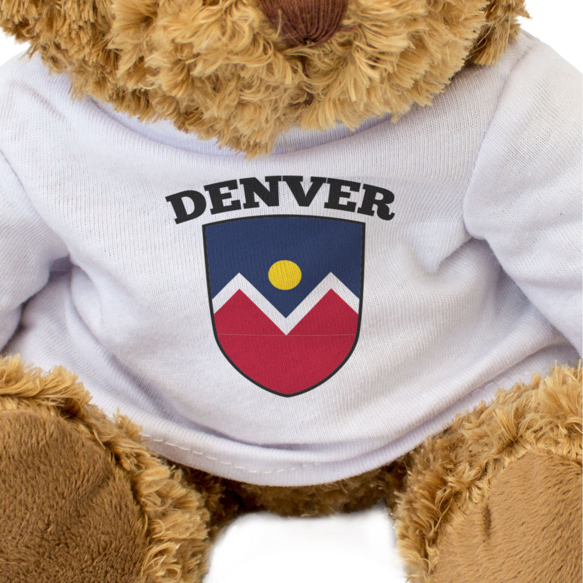 Denver Flag - Teddy Bear - Colorado Gift Present