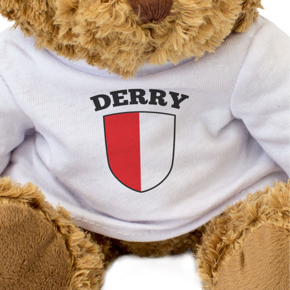 Derry County Colours - Teddy Bear - Ireland County Derry Gift Present