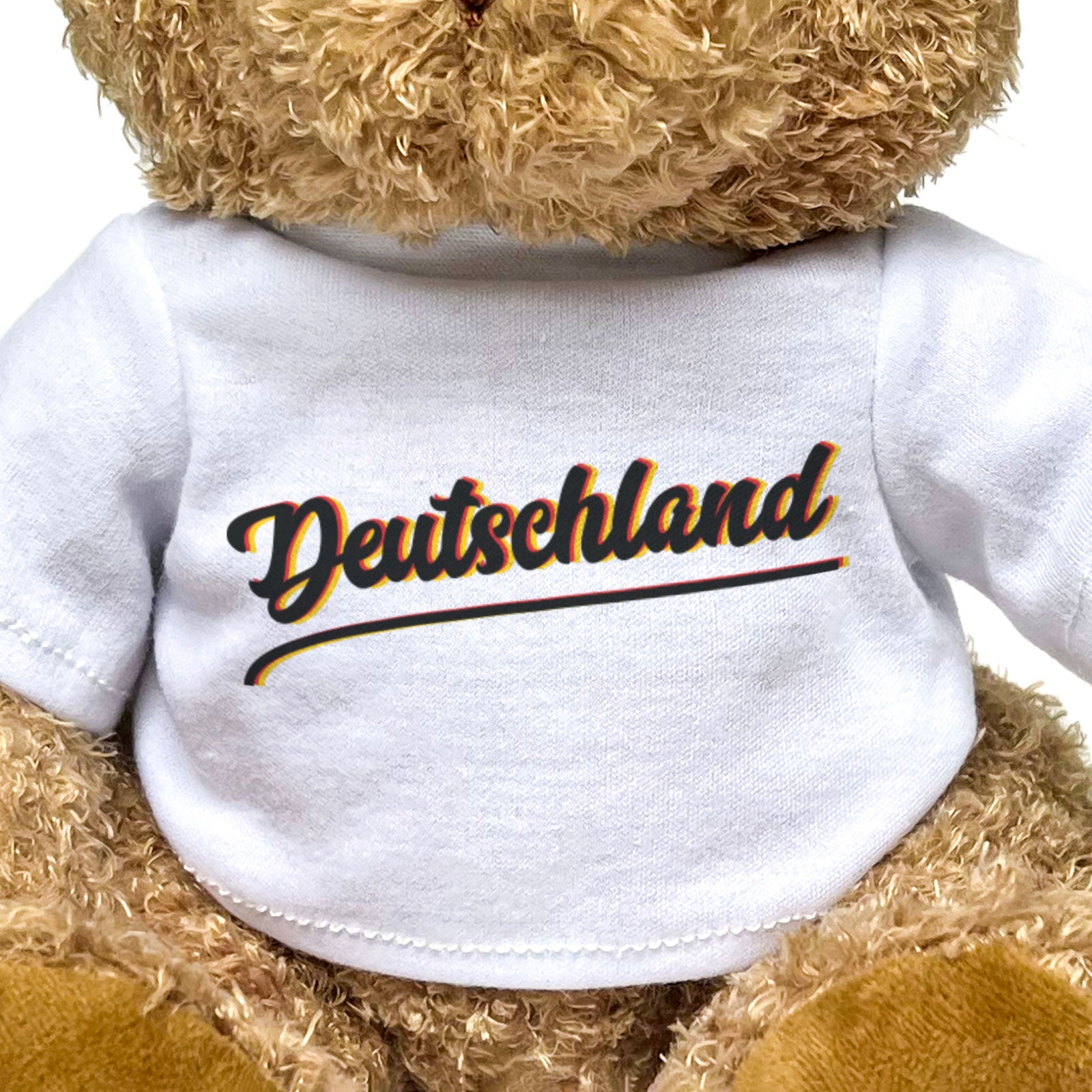 DEUTSCHLAND (SCRIPT) - Teddy Bear - Cute Funny - Germany Souvenir Gift Present