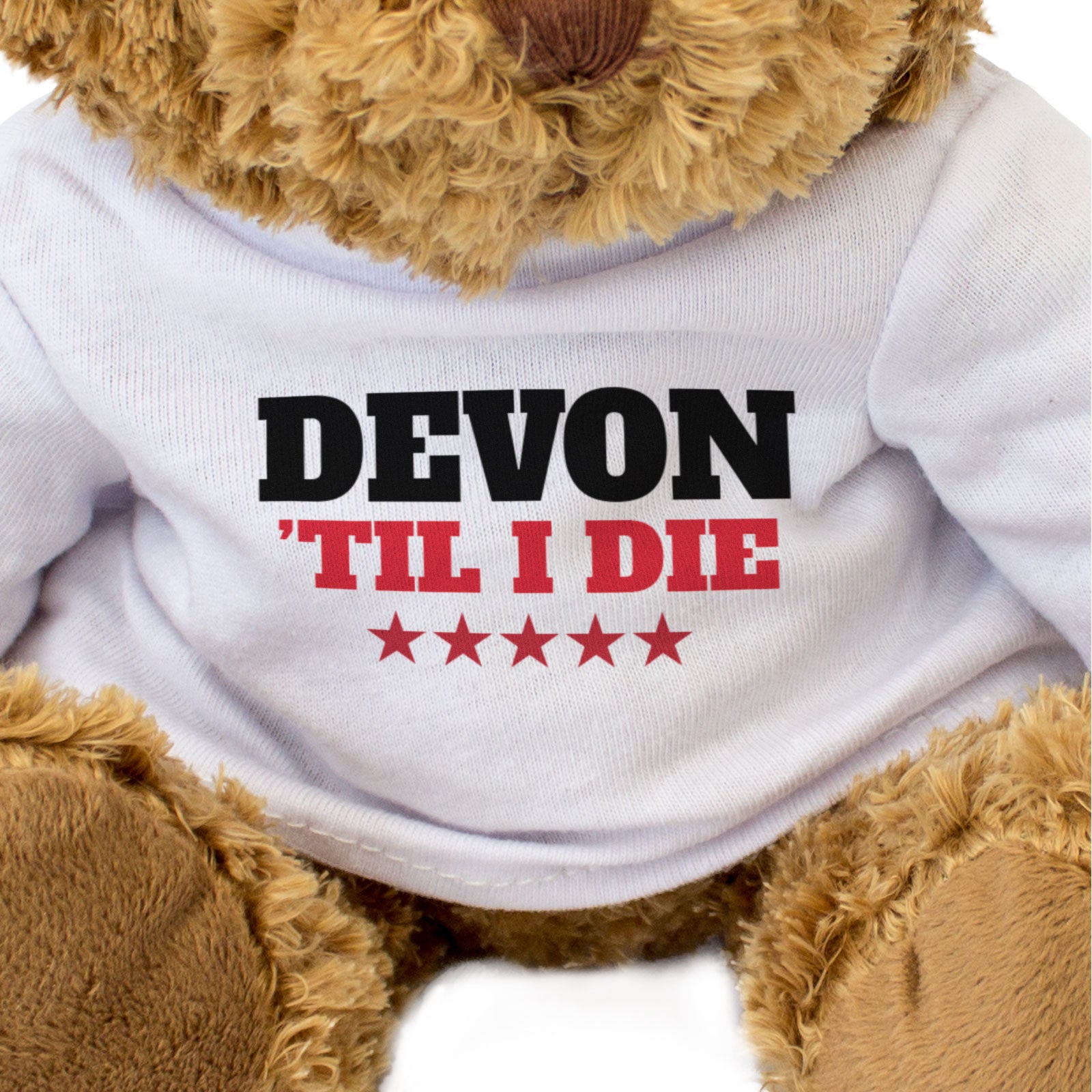 DEVON TIL I DIE - Teddy Bear - Cute Cuddly Soft Adorable - Gift Present